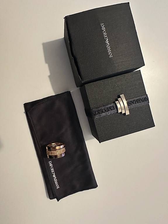 Anelli: Emporio Armani Ring 3-teilig Gr. 58 – Usato da Dübendorf venduto da mar_mv6p