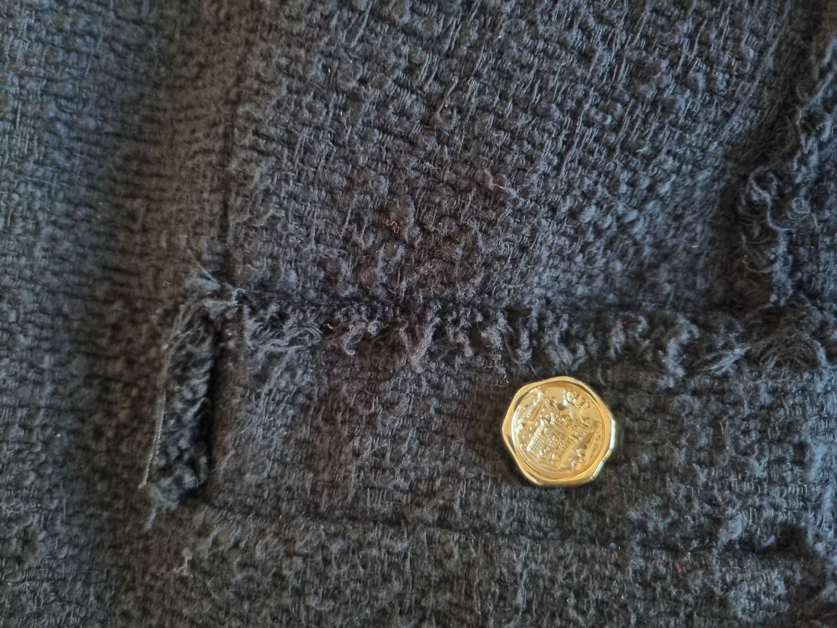 Zara Giacche: Tweedblazer schwarz von Zara Gr. 34 – Usato da Champlan venduto da acr_kkd5 4