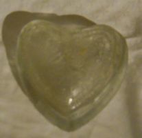 Glas Deko Herz