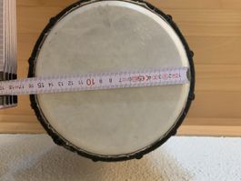 sehr schöne Djembe Trommel, Handtrommel, 30 cm hoch,