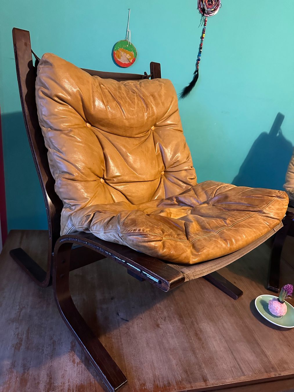 Poltrone: Leder-holz Vintage Sessel – Usato da bern venduto da Bicicletas-80s-90s 4
