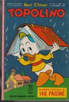 Edizione Italiana Disney TOPOLINO #410 ott 6 1963 vintage To