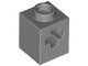 Lego Dark Bluish Gray Technic, Brick 1 x 1 48 Stück
