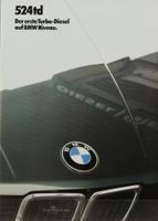 NEUWAGEN PROSPEKT | 5ER BMW - 524td - TYP E28   | AB 02.1983