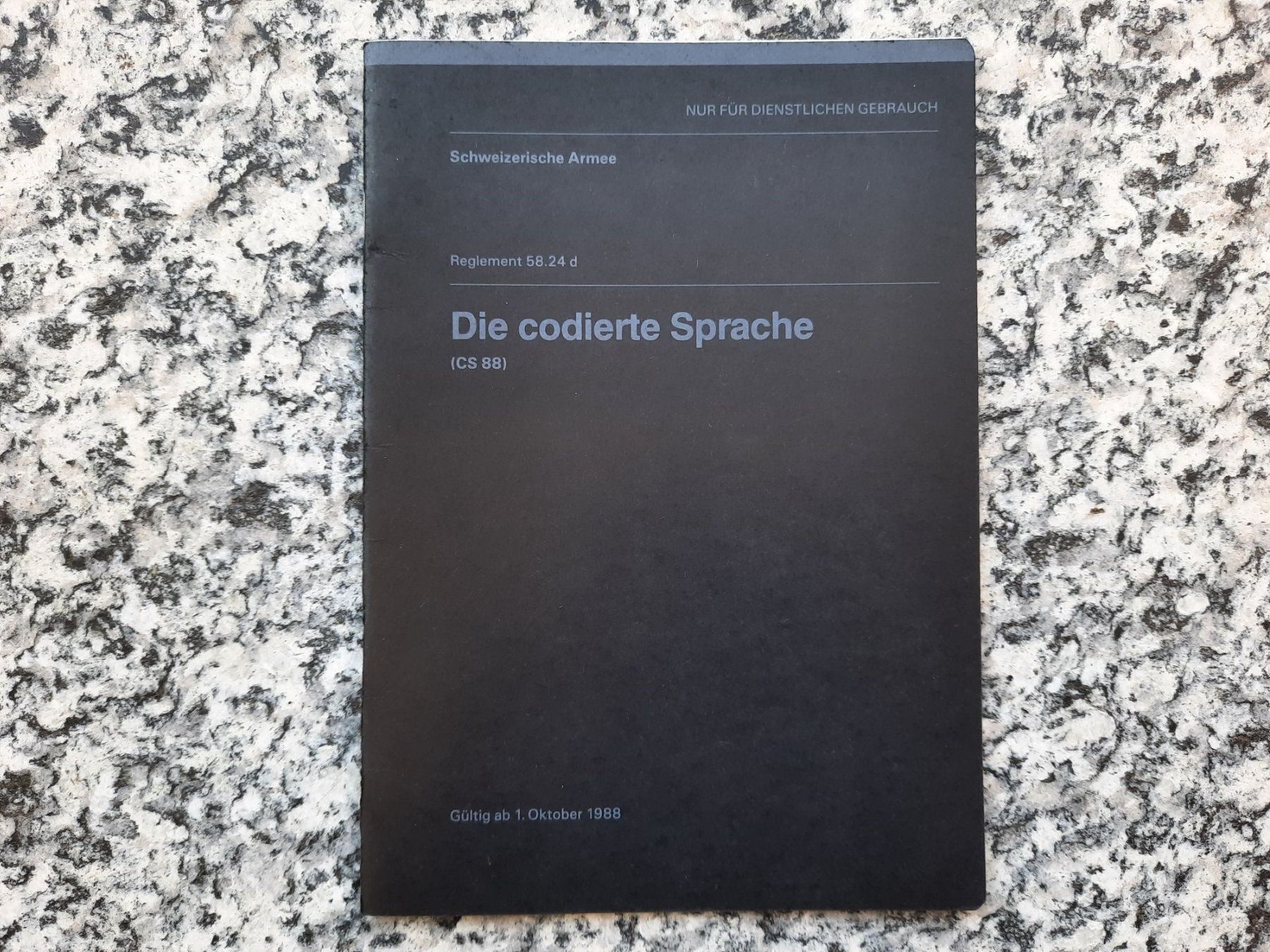 Bücher: Die codierte Sprache – Gebraucht aus Ruswil von Sammlergeist