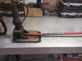 Laser Auflage Rost Reiniger