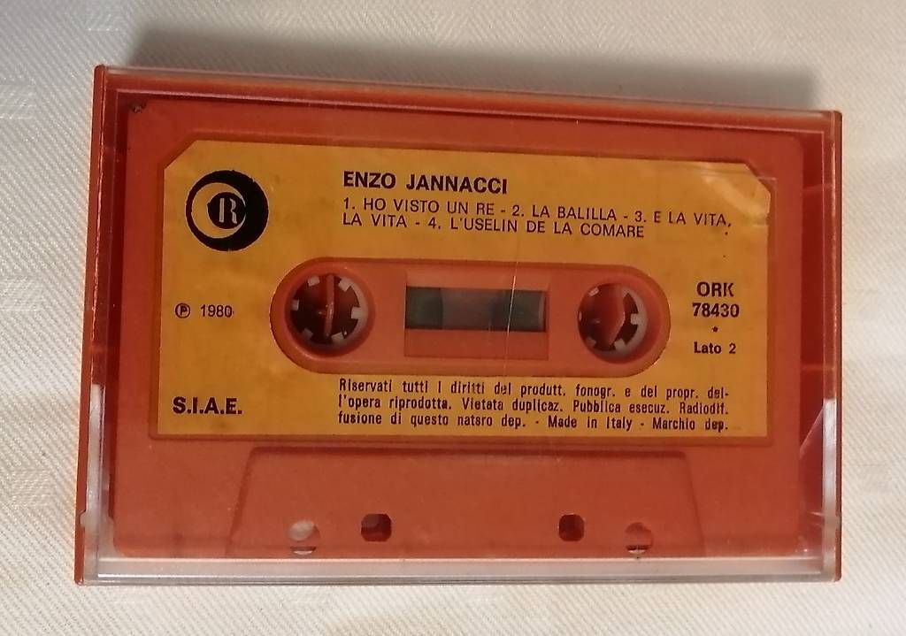 Musicassette: Enzo Jannacci MC – Usato da Novazzano venduto da malu36 1