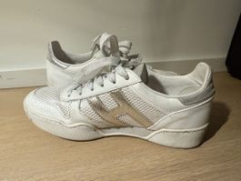Hogan Sneaker, Grösse 36.5, Weiss/Silber - Top Zustand!