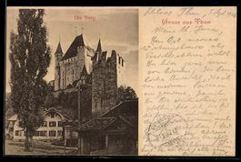 AK Thun, Die Burg, 1901