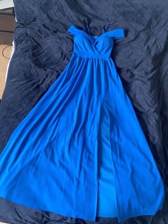 Königsblaues Kleid