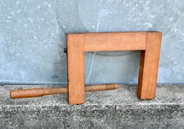 alte RIESEN Holz SCHRAUBZWINGE v Schmutz 27 Länge 41cm B