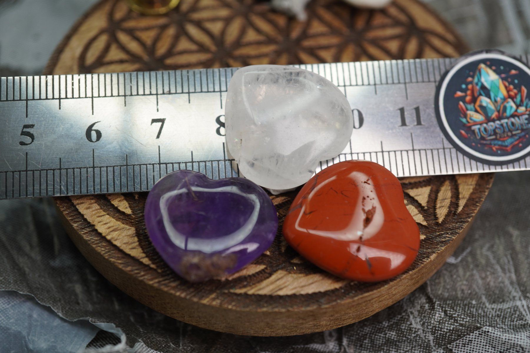 Minerali & Pietre curative: Herze Set   3 Stück      ab  1.- Räumung – Nuovo e nell'imballaggio originale da Eschenbach SG venduto da topstone