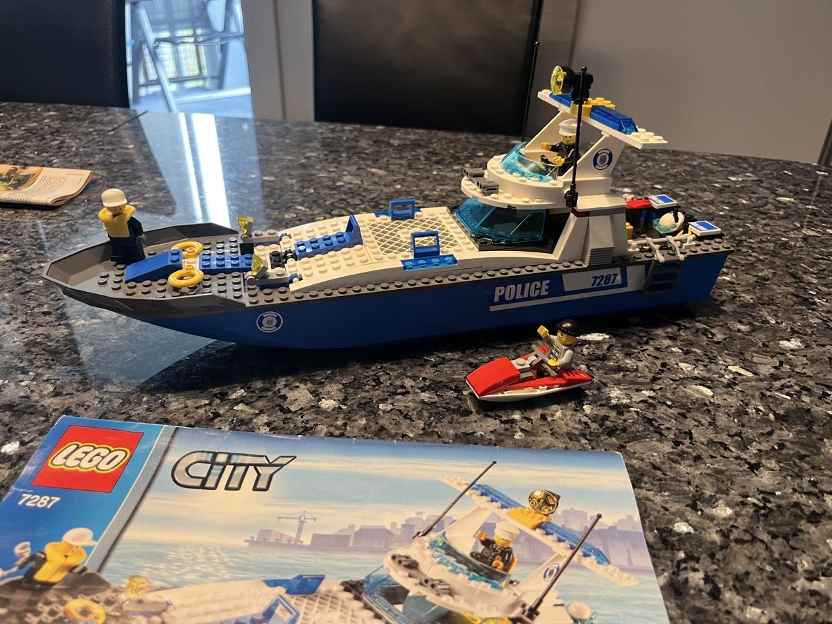 Lego Baukästen: Lego Polizei Schiff komplett. – Gebraucht aus embrach von kialle 2