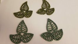 Appliktionsblätter mit Swarovski Steinen 6St.