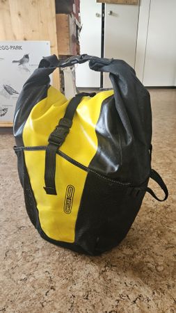 Ortlieb waterproof Fahrradtasche BackRollerPro, gelb-schwarz