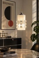 Vintage Bauhaus pendant Lamp glass