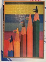 Puzzle. Farbstifte. 1000Teile