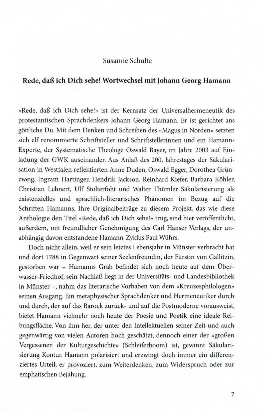 Libri: Schulte Susanne, Rede, dass ich Dich sehe – Nuovo e nell'imballaggio originale da Sarnen venduto da Livres 6