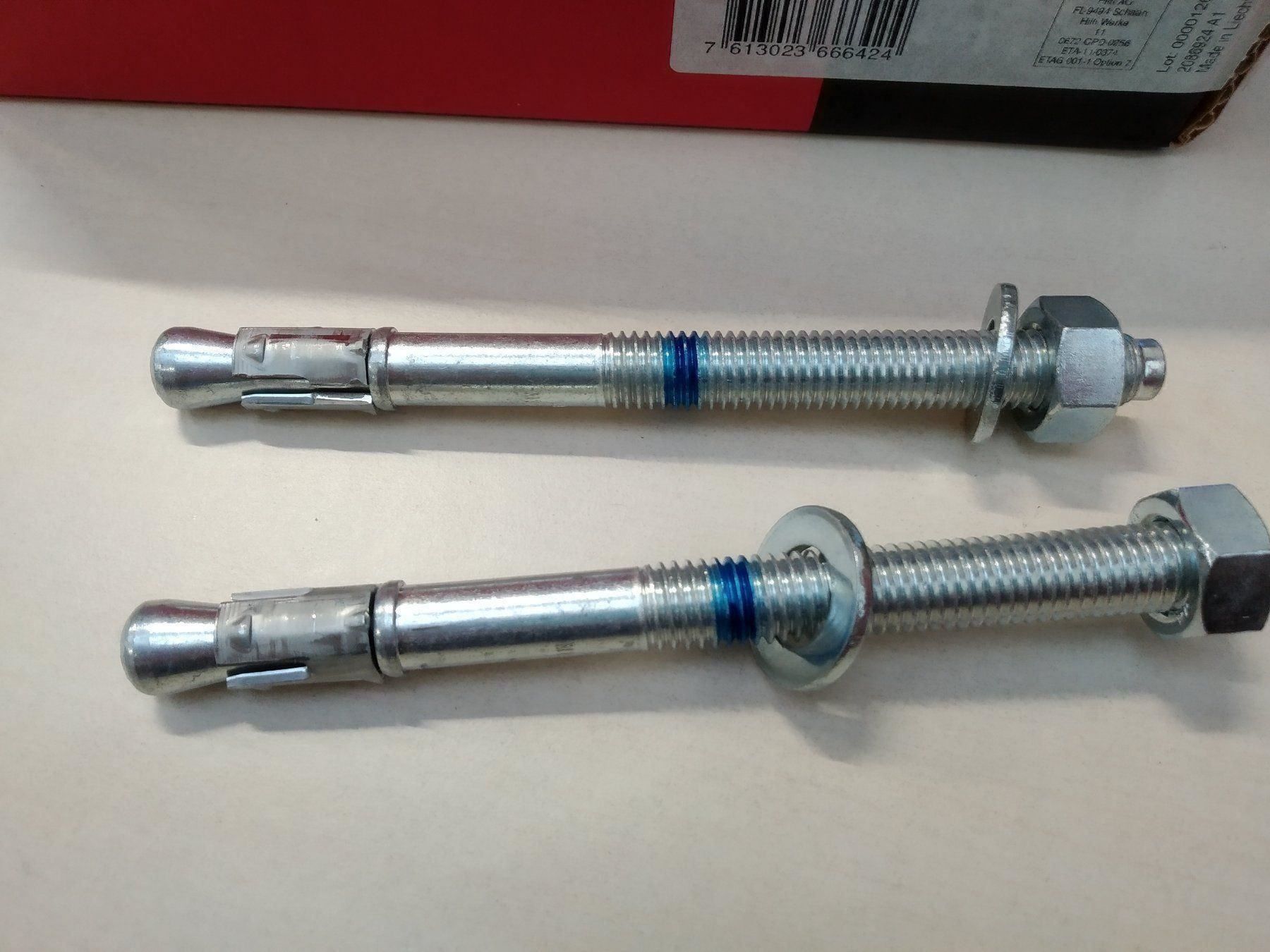 Hilti Ferramenta: 2 Stk. Durchsteckanker M12 x 145, NEU – Nuovo (secondo la descrizione) da Döttingen venduto da Schlei