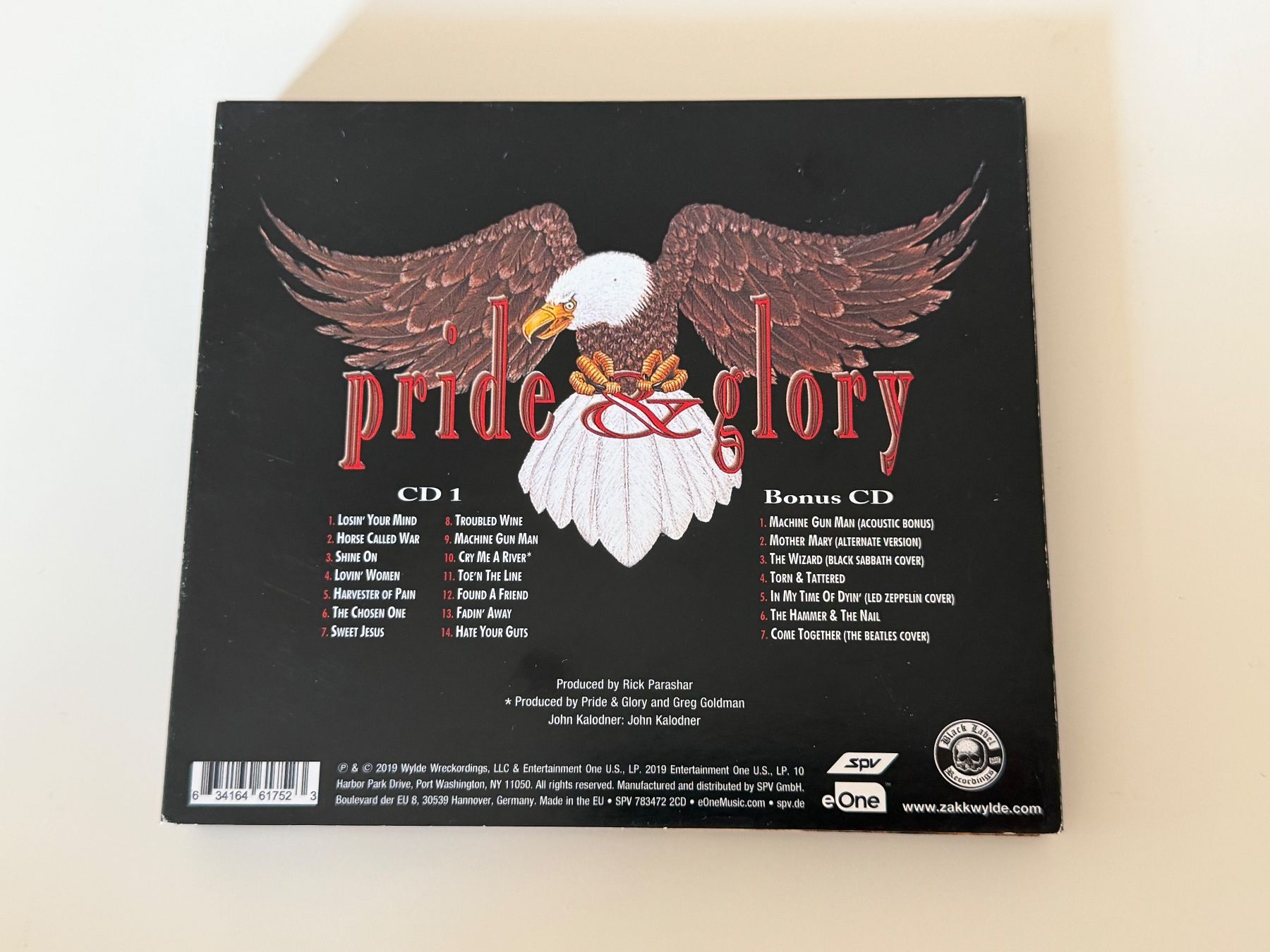 CD: Pride & Glory CD Album Zakk Wylde – Nuovo (secondo la descrizione) da Altstätten SG venduto da sheamus 1