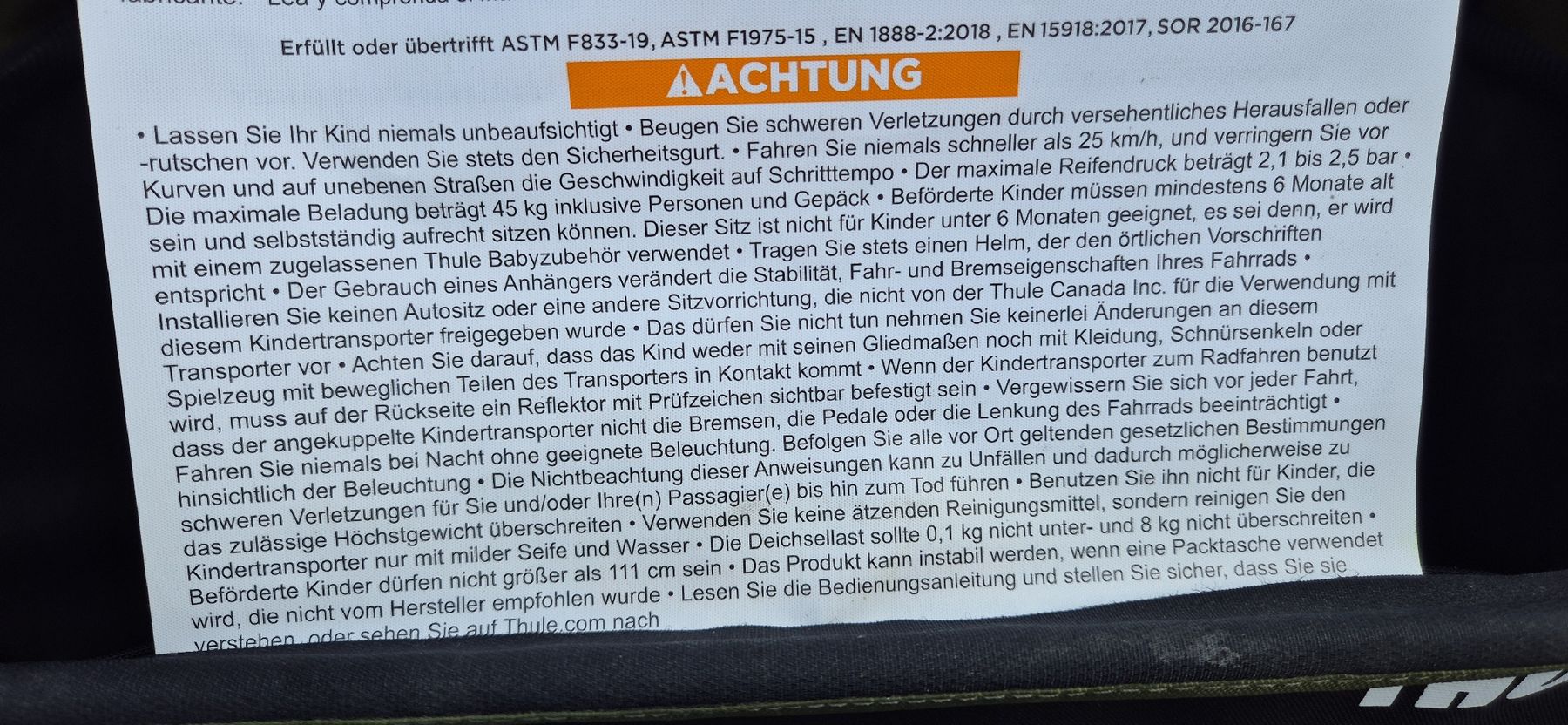 Thule Rimorchi: Thule Chariot CAB 2,  Kinderanhänger, 2-Plätzer – Usato da Safenwil venduto da DHIMH7 8