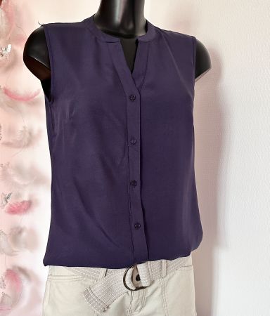 NEU ☀️ Gr S 36/38 Bluse Top dunkelblau
