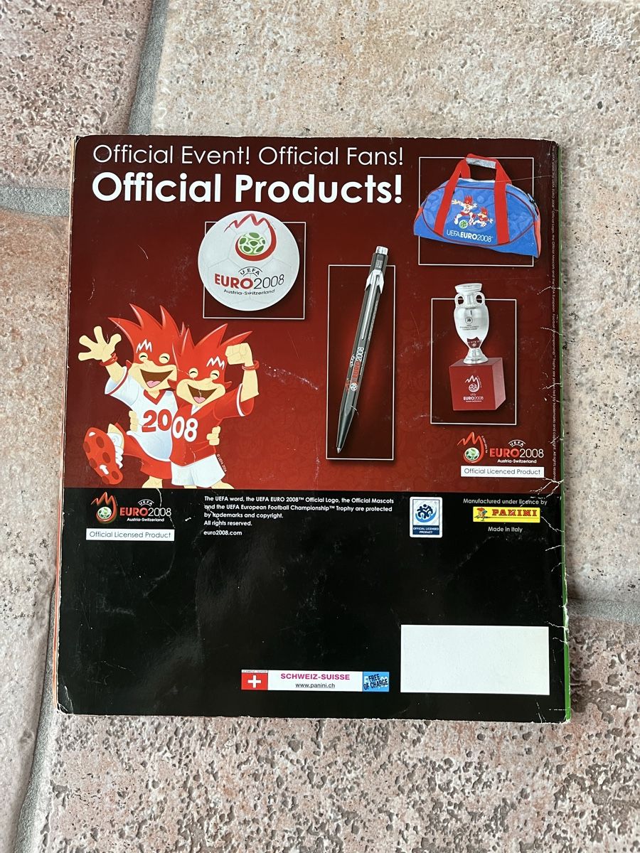 Panini Alben: Album Panini Euro 2008 complet – Gebraucht aus Massongex von Marthi_99 2