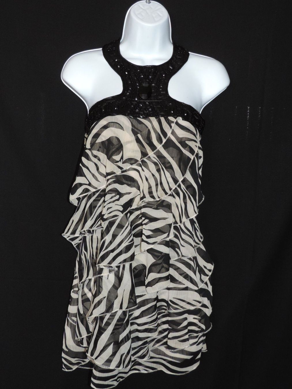 Kleider: robe tunique zèbre noir et blanc – Gebraucht aus Genève von Axelle333 3
