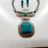 Modeschmuck Halskette mit Ohrringen