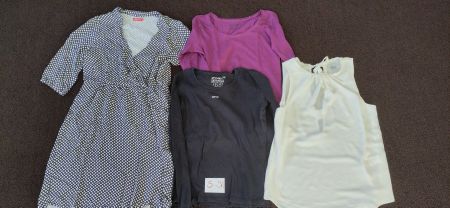 Damen Kleiderpaket Kleid 3x Oberteile Gr. S/36