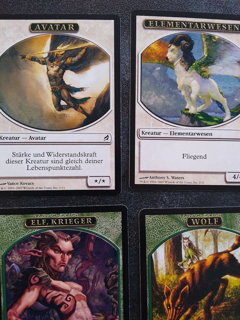 Magic The Gathering Carte collezionabili: Magic the Gathering Token Lorwyn usw. 9 Stück – Usato da Wohlen AG venduto da salamanderspielwaren 1