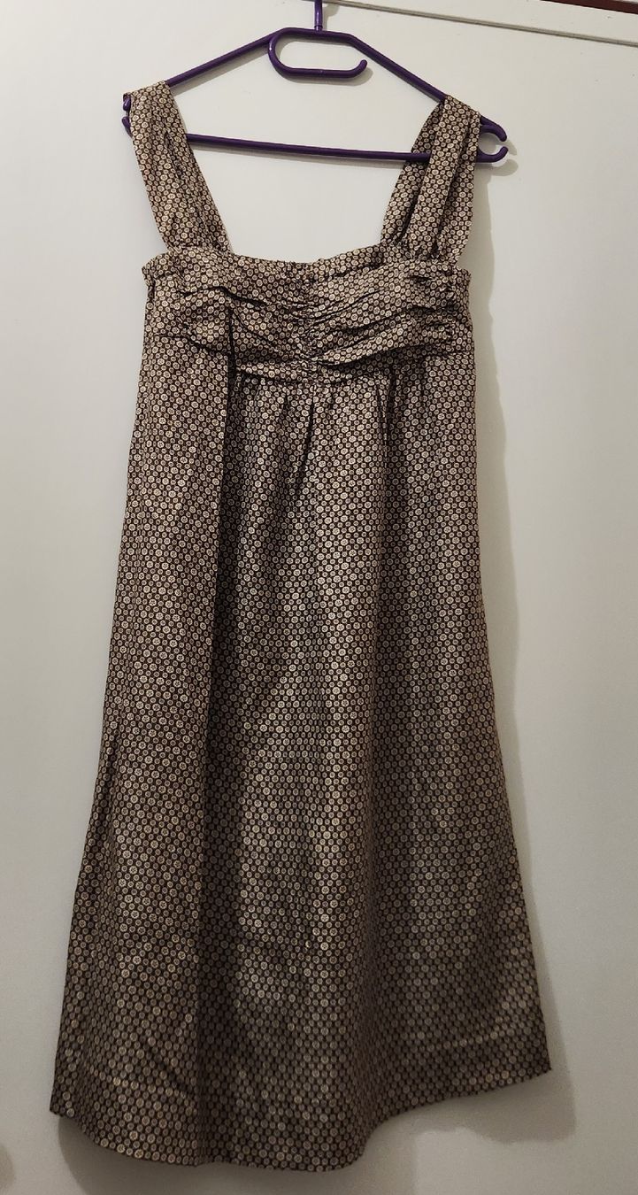 Maje Vestiti: Robe Maje MAEVA imprimée marron T1 – Usato da Niedergösgen venduto da Eva2410