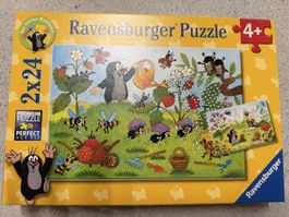 Ravensburger puzzle Der kleine Maulwurf 2x24 pieces, 4+