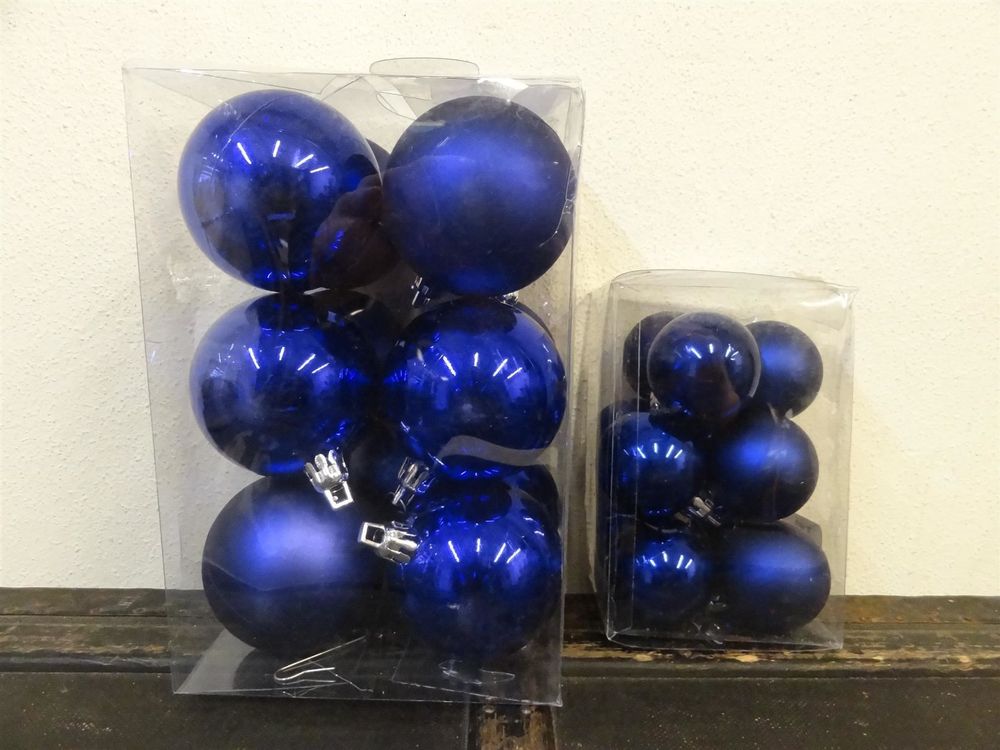 23 Christbaumkugeln violettblau Kaufen auf Ricardo