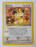 Meowth - Team Rocket 62/82 - Common Pokemon Karte