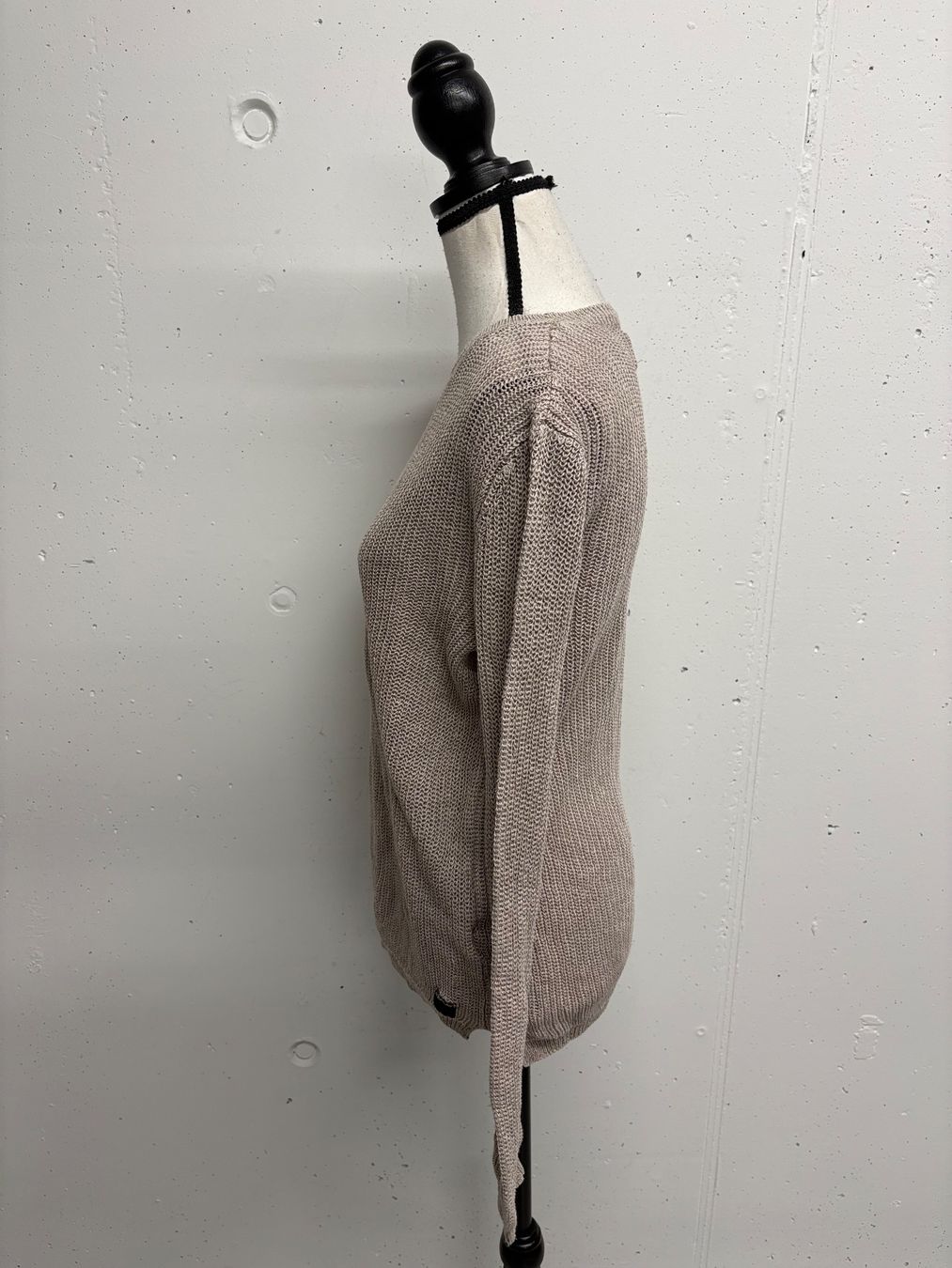 Replay Maglioni & Felpe: Replay Strickpullover Gr. M Leinen greige beige grau – Nuovo (secondo la descrizione) da Regensdorf venduto da secondchancefashion 1