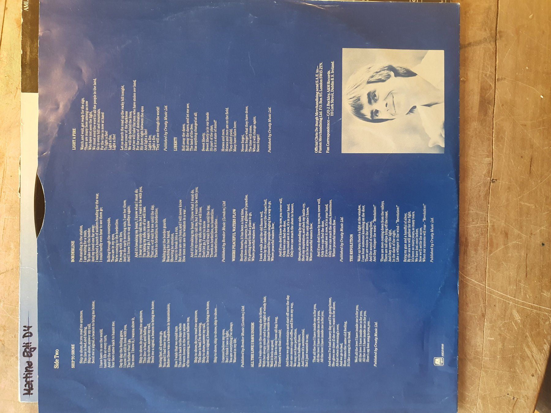 Dischi in vinile: LP Chris De Burgh The Getaway – Usato da Zürich venduto da loosebone 2