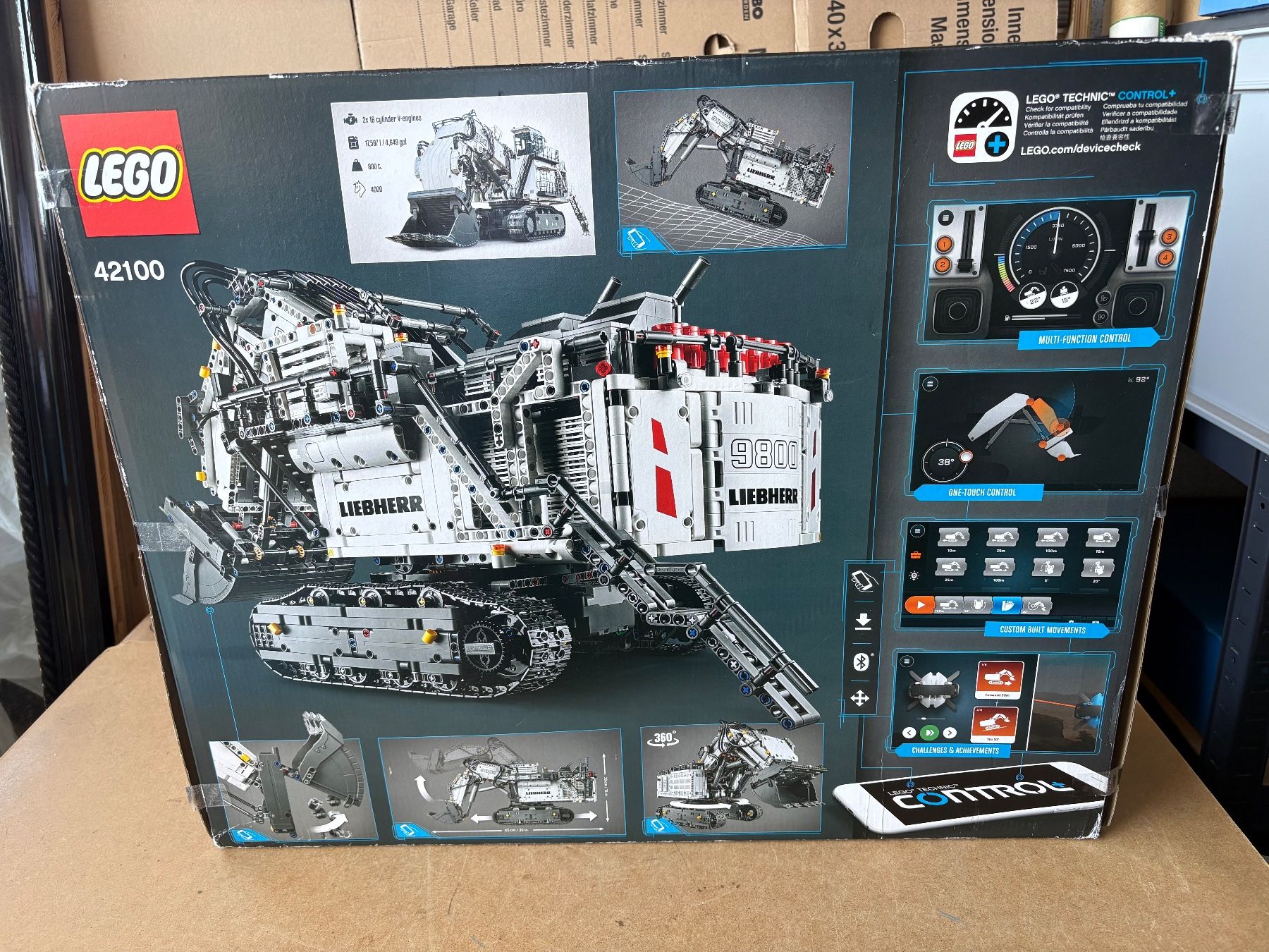 Lego Kit di costruzioni: Légo 42100 Liebherr R9800 Excavator – Nuovo e nell'imballaggio originale da Hauterive NE venduto da eriamch 1
