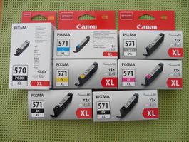 Lot Canon Druckerpatronen 570/571 XL