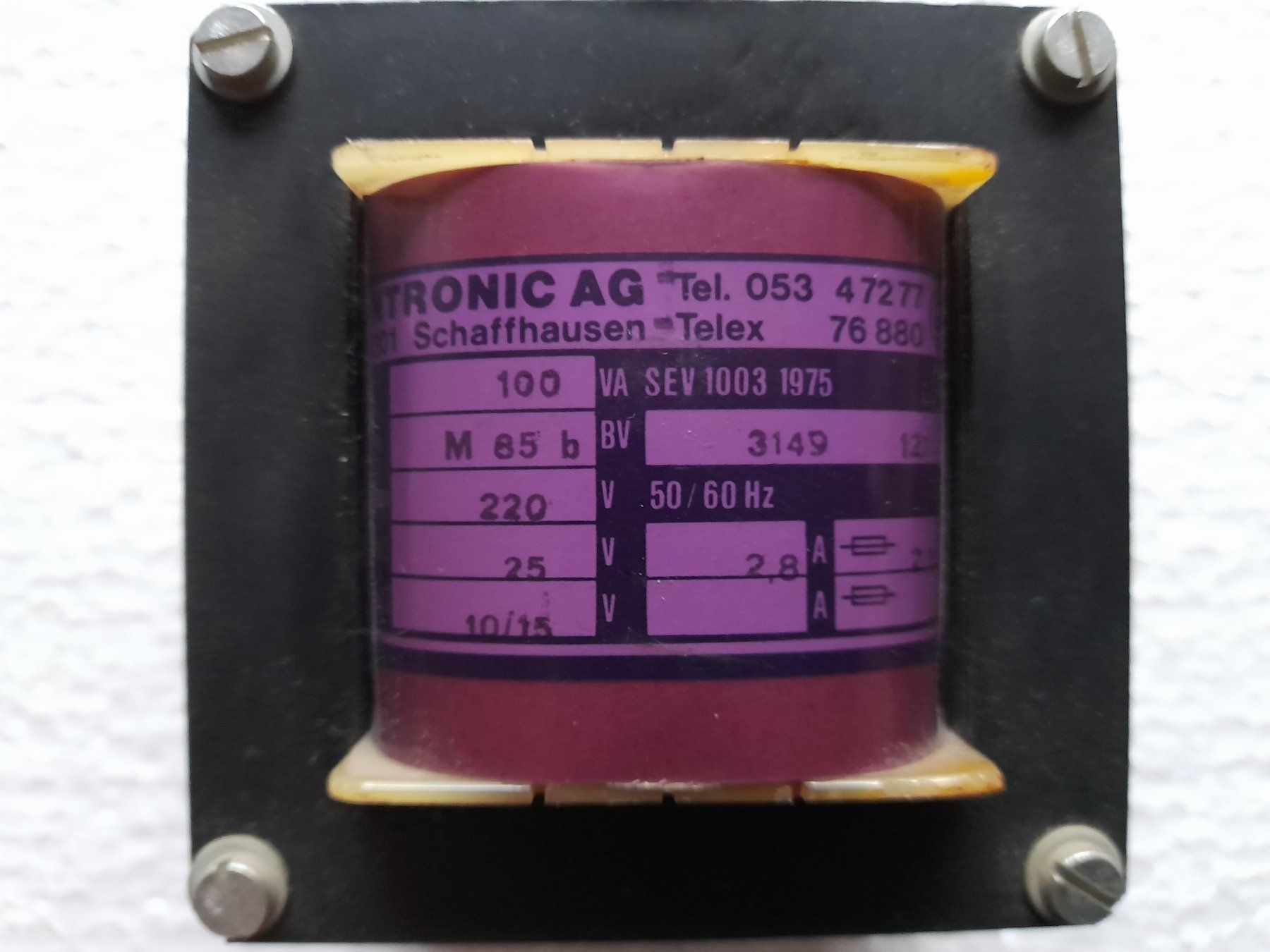 Elektronikbauteile: Netz-Transformator 230V AC – Neu (gemäss Beschreibung) aus Wohlen AG von Ciopas