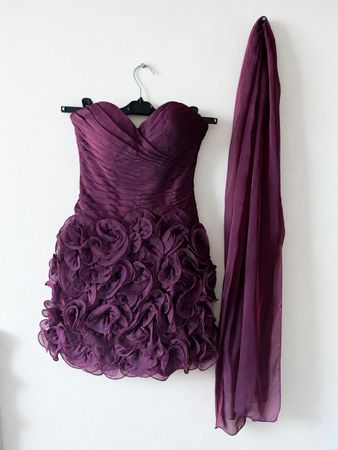 Cocktailkleid modisch glam Grösse 34