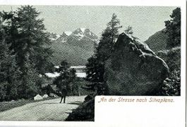 Silvaplana - Strasse nach ... c1900