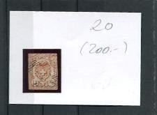 Nr. 20 Rayon 15 Rp. schwarze Raute 4)