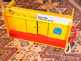 Vintage PTT Spielzeug-Poststelle mit Telefon, Guter Zustand!