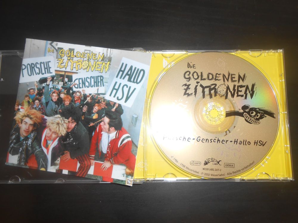 Die Goldenen Zitronen – Porsche, Genscher, Hallo HSV / 1987 | Kaufen ...