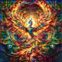 Wandtuch - Phoenix 2 - UV Aktiv