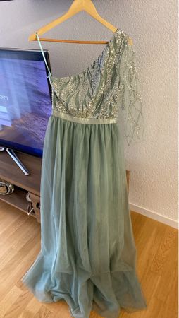 Elegantes Glitzerkleid, Gr. 38