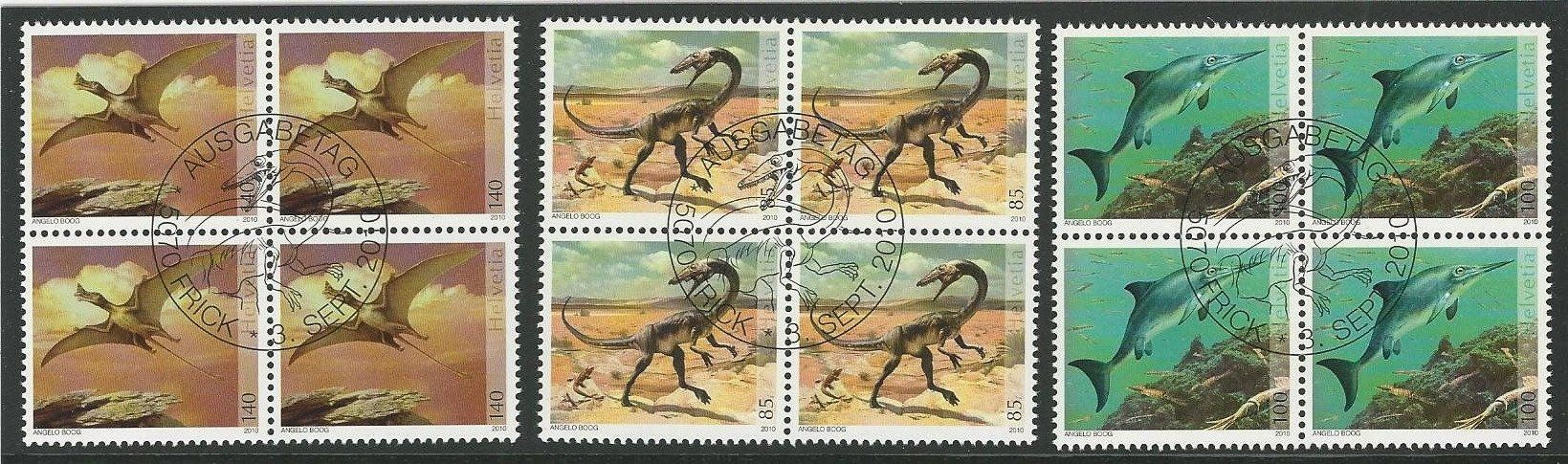 Tutti i francobolli: 2010 Nr. 1359-1361 Saurier ET – Usato da Basel venduto da Melphi
