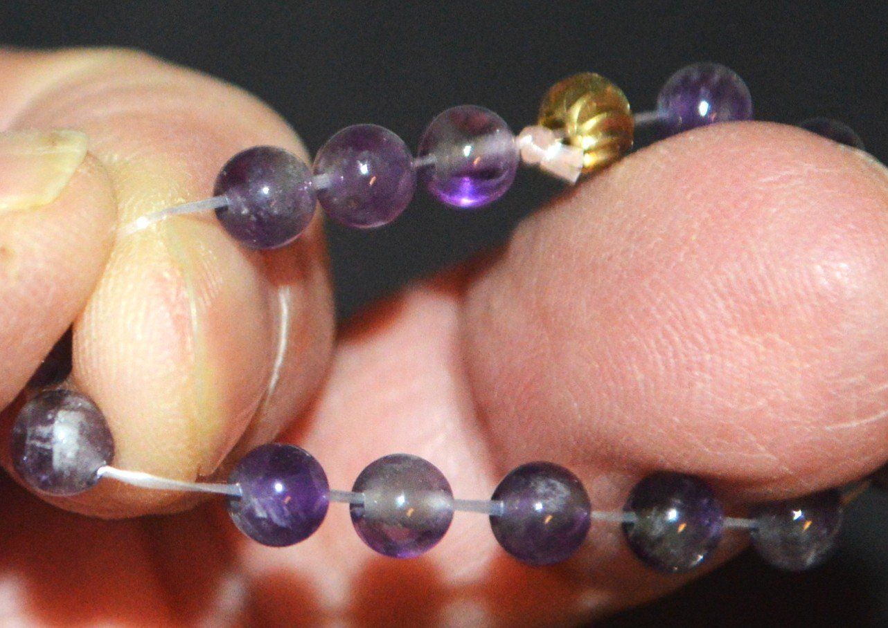 Anelli: Ring X-65 – Amethyst Kugeln – elastisch – Nuovo e nell'imballaggio originale da Goldiwil (Thun) venduto da han_v5b7 4