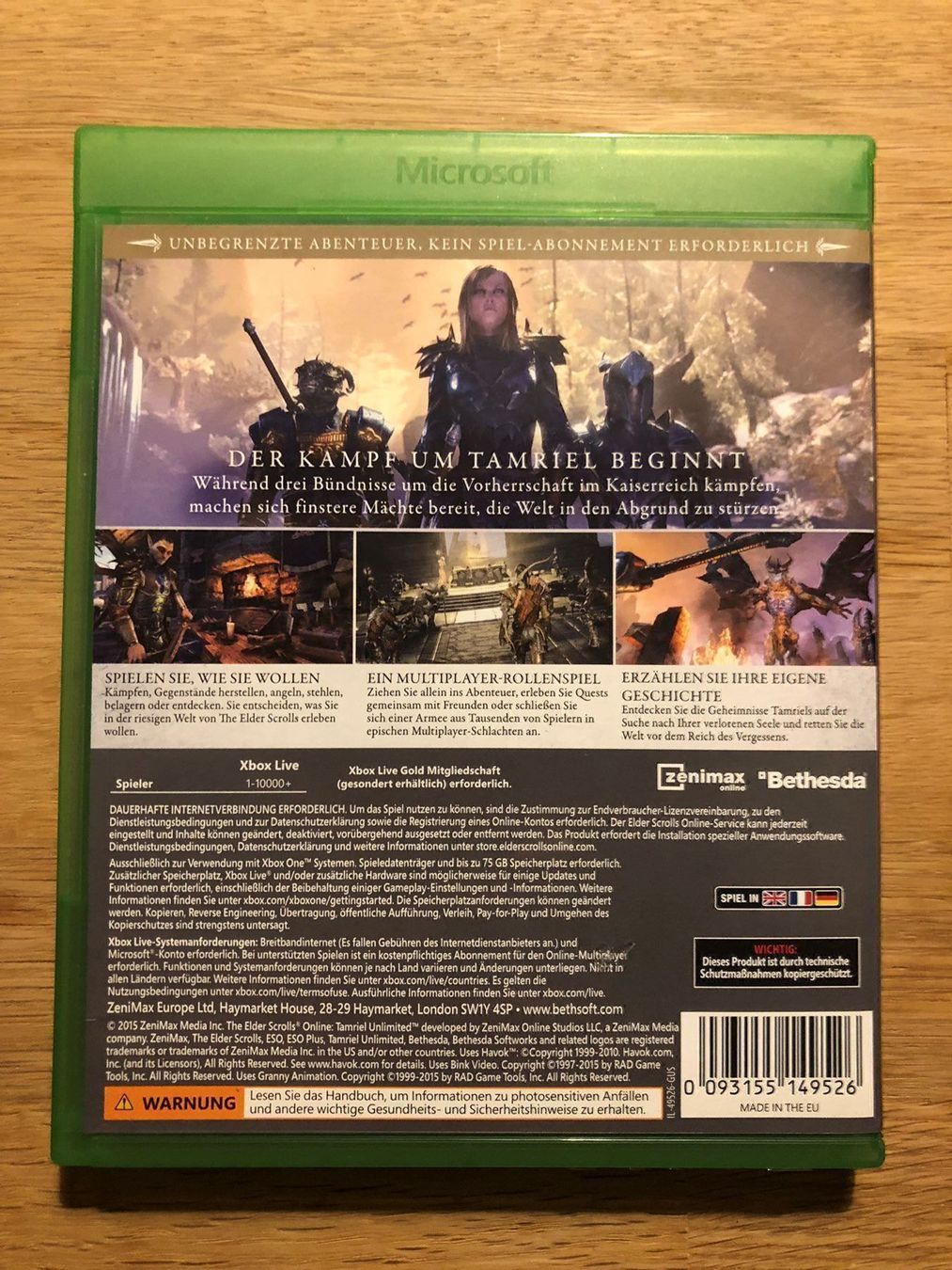 Microsoft Giochi: The Elder Scrolls Online für Xbox One – Usato da Kestenholz venduto da Dickies09 1